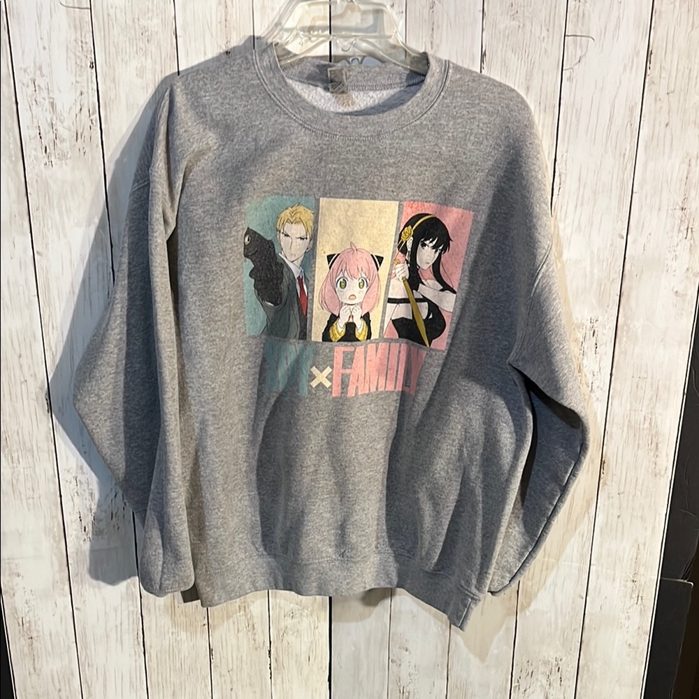 Gray Graphic Sweatshirt - Picture 1 of 1